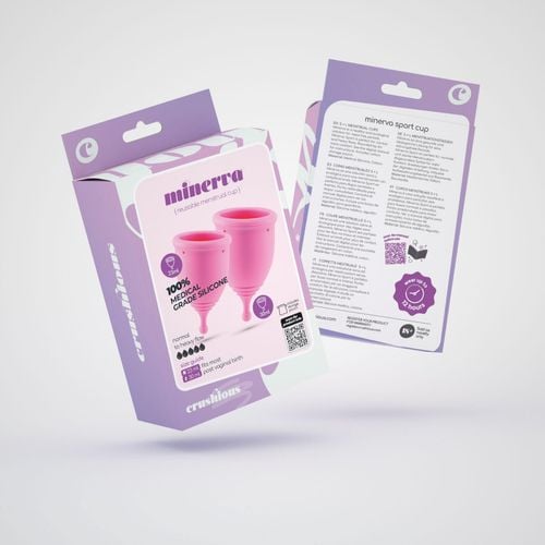 crushious minerva s + l menstrual cups with pouch na Arena.pl
