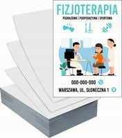 Ulotki A4 reklamowe firmowe 5000szt wiele wzorów do wyboru FIZJOTERAPIA