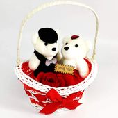 misie w koszyku I LOVE YOU | VAA-17105