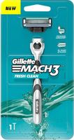 Gillette maszynka Mach 3 Fresh Clean dla mężczyzn z wkładem 1szt