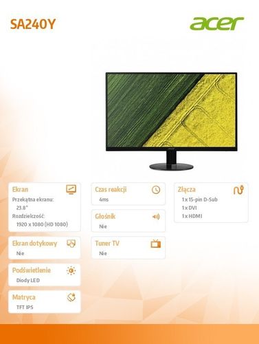 Acer 24'' SA240Ybid na Arena.pl