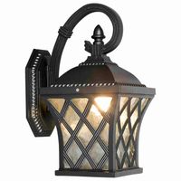 Zewnętrzna LAMPA ścienna TAY 5292 Nowodvorski metalowa OPRAWA elewacyjna latarenka IP23 czarna