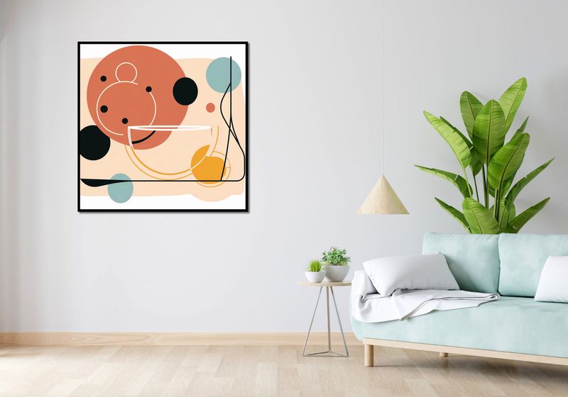 Plakat 100x100cm Harmonia Ciepła zdjęcie 4