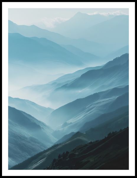 Plakat 60x80cm Między Chmurami zdjęcie 3