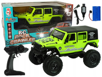 Auto Terenowe Rock Crawler 2.4 GHz Zielone