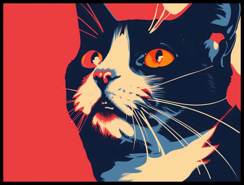 Plakat 80x60cm Szok zdjęcie 2