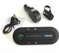 ZESTAW GŁOŚNOMÓWIĄCY BLUETOOTH DO SAMOCHODU V 5.0 Samochodowy na Słonecznik