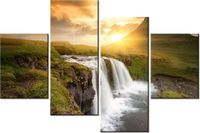 140CM 70 OBRAZ ISLANDZKI KRAJOBRAZ ŚCIENNY