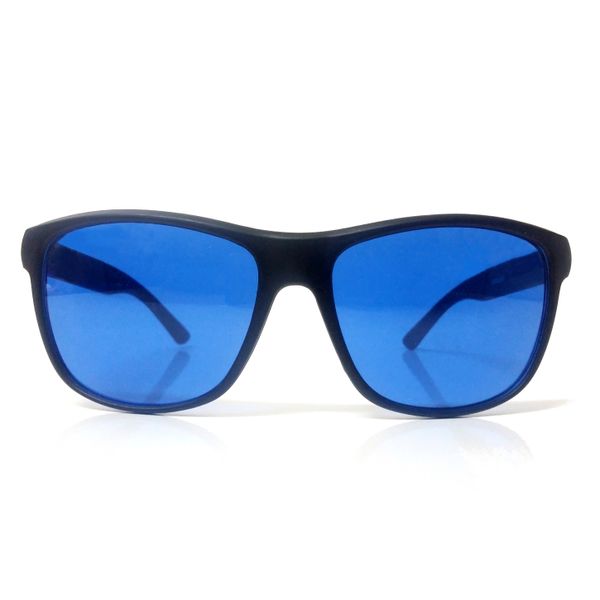 Okulary wayfarery NERDY kujonki - TAXI BLUE zdjęcie 1
