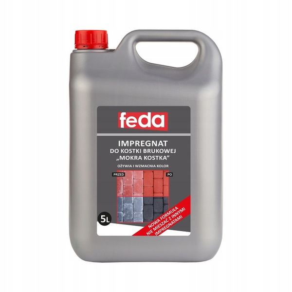 FEDA Impregnat MOKRA KOSTKA BRUK 5 L NOWA FORMUŁA zdjęcie 1