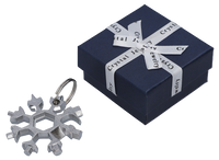 Brelok 18w1 Klucze Płaskie Imbusowe Srebrny