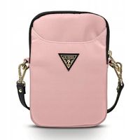 Guess torebka listonoszka nylon różowy