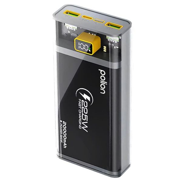 Powerbank POLION Szybkie Ładowanie 22.5W 20000mAh USB-C USB-A PD3.0 QC3.0 zdjęcie 2