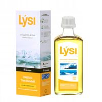 Tran Lýsi cytrynowy islandzki OMEGA 3 DHA EPA witaminy A D E 240 ml