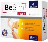 BE SLIM FAST odchudzanie zielona herbata Colfarm 60 tabletek