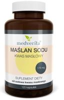 Medverita Maślan sodu 70% kwasu masłowego 120 kapsułek