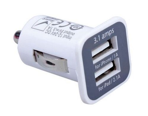 2xUSB ŁADOWARKA SAMOCHODOWA 3,1A + Kabel MICRO USB na Arena.pl