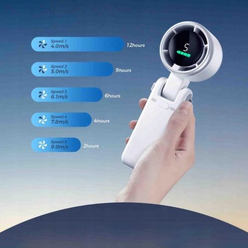 Turbowentylator Kieszonkowy Mobilny Wentylator chłodzący TURBO 5 Prędkości na Arena.pl