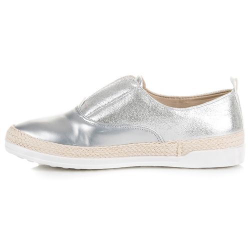 Srebrne Trampki Espadryle r.40 na Arena.pl