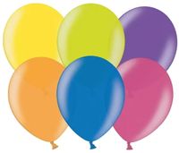 Balony 30cm, metaliczne mix kolorów 25szt