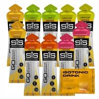 10x SIS GO ISOTONIC ŻEL ENERGETYCZNY 60 ml + GRATIS ISOTONIC DRINK 25 g