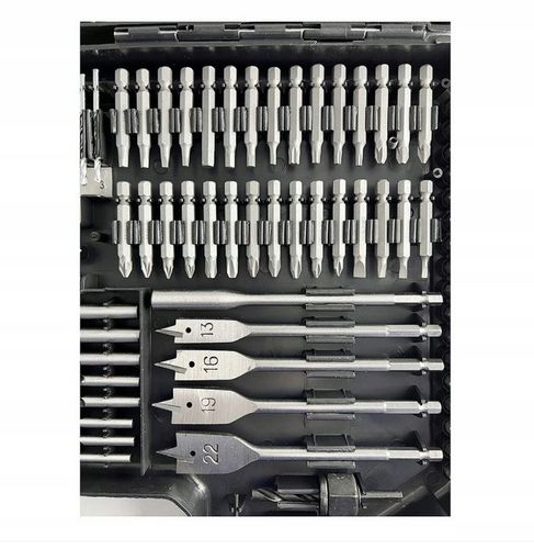 DUŻY ZESTAW KOMPLET WIERTEŁ DŁUT BITÓW OTWORNIC NASADEK 246 ELEMENTÓW HIT na Arena.pl