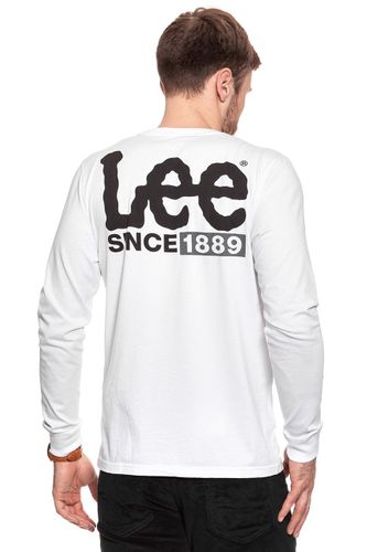 LEE LS LOGO TEE WHITE L63NAI12 M na Arena.pl