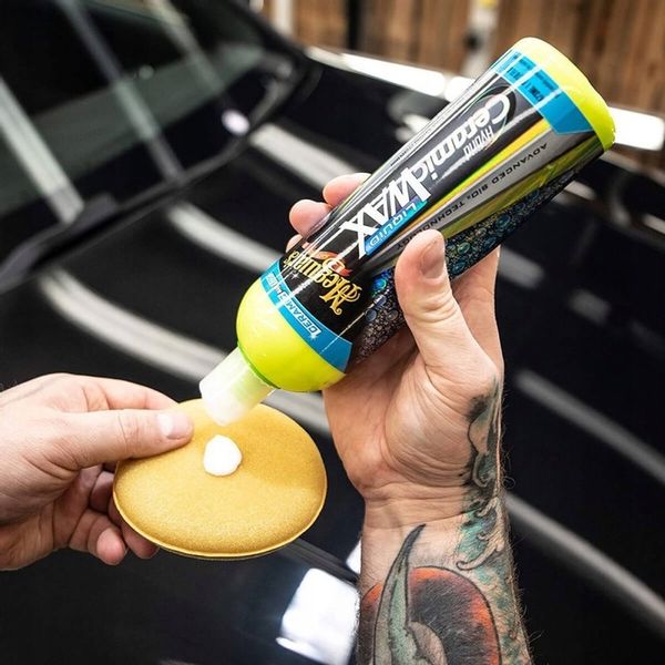 Meguiars Soft Foam Applicator Pad Aplikator Wosk Słoneczko Gąbka 2 szt zdjęcie 2
