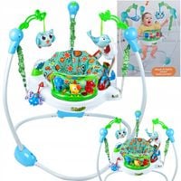 SKOCZEK KOJEC EDUKACYJNY INTERAKTYWNY PANEL JUMPER DLA DZIECKA OBROTOWY