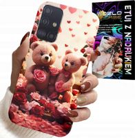 ETUI DO SAMSUNG GALAXY A71 - MISIE, LOVE YOU, SERCA WIELE WZORÓW CASE