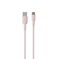 kabel przewód usb-a - usb-c 1.5m - różowy
