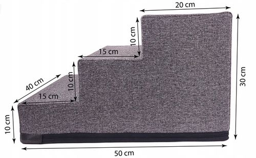 SCHODY DLA PSA 30cm 3 STOPNIE POSZERZONE 40CM na Arena.pl