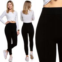 MORAJ OCIEPLANE LEGGINSY z wysokim stanem gładkie POLAROWE UNIWERSALNE