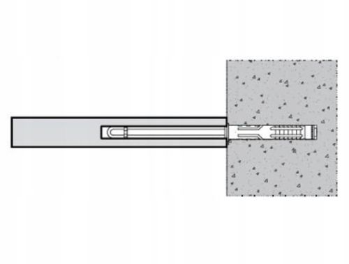 Niewidoczne mocowanie podpórka wspornik półek GTV Clear, brąz, 14 x 120 mm na Arena.pl