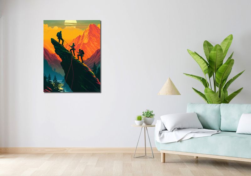 Obraz 70x90cm U Szczytu zdjęcie 2