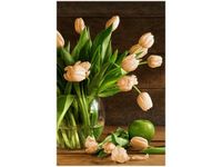 40X60CM RDZAWE TULIPANY OBRAZ