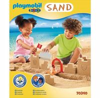 Playmobil 1.2.3 Sand 70340 Zamek i rycerz