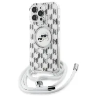 karl lagerfeld klhmp16xhckcklct iphone   16 pro max 6.9 transparent