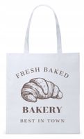 Dla Piekarza Prezent Torba Eco Biała Shopper Z Nadrukiem Ze Zdjęciem