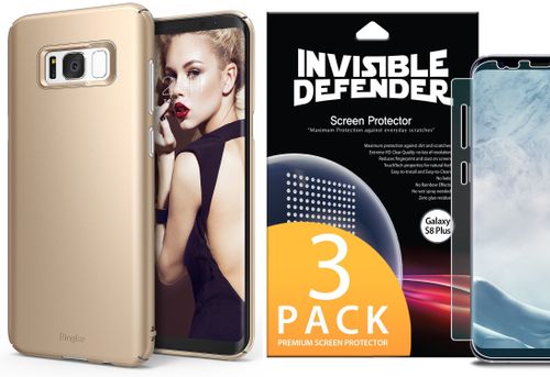ETUI CASE RINGKE SLIM GALAXY S8 PLUS + 3X FOLIA 3D na Arena.pl