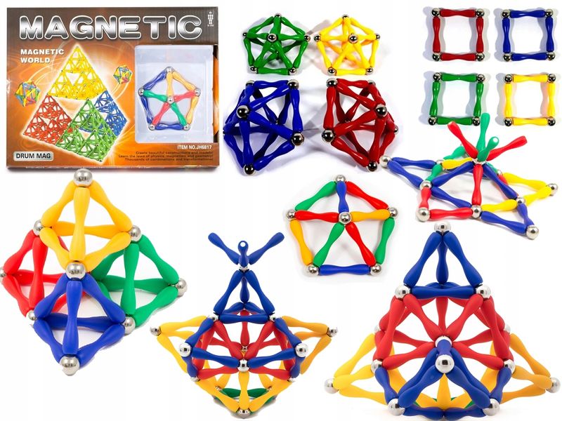 KLOCKI MAGNETYCZNE 52EL. zdjęcie 14