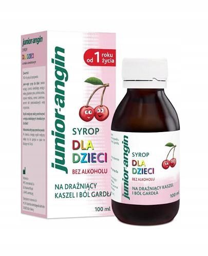 JUNIOR-ANGIN Syrop dla dzieci - 100 ml zdjęcie 1