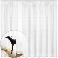 FIRANA GOTOWA ZASŁONY 300x260 WOAL NA TAŚMIE ŻABKI