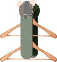 Teleskopowy organizer na wieszaki zielony