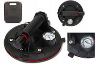 UCHWYT PRZYSSAWKA Z POMPKĄ DO GLAZURY PŁYTEK SZYB 300KG MANOMETR PRÓŻNIOWA