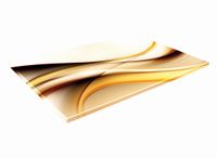 SZKLANA DESKA KUCHENNA 40x30 259b Złoto i miedź