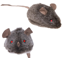 WILD MOUSE Interaktywna piszcząca mysz reagująca na dotyk LED zabawka kota