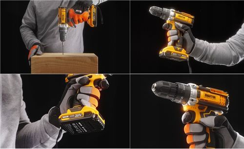 UDAROWA Wiertarka Wkrętarka AKUMULATOROWA WALIZKA 2xAKU 20V BITY na Arena.pl