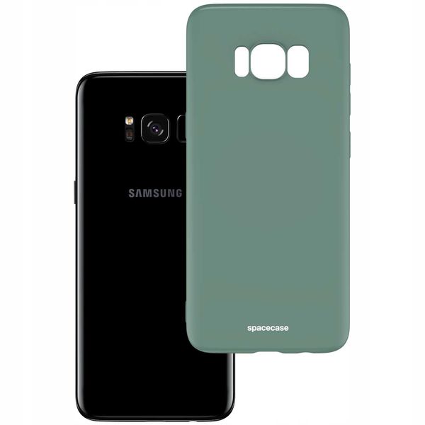 Spacecase Silicone Case Galaxy S8 Dark Green zdjęcie 2