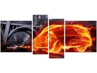 120CM 55 OBRAZ 4 ELEM MKNĄCE AUTO ŚCIENNY